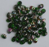 Superduo Green Chrysolite Vitrail 50050-28101 Czech Beads x 10g